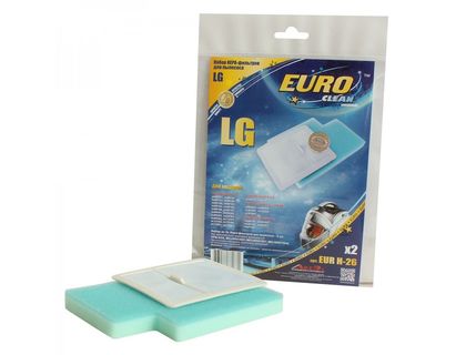 картинка EUROCLEAN EUR-H26, 2 шт.Набор микрофильтров для пылесоса LG, арт. EUR-H26  в интернет-магазине  BTK-shop.ru Судак