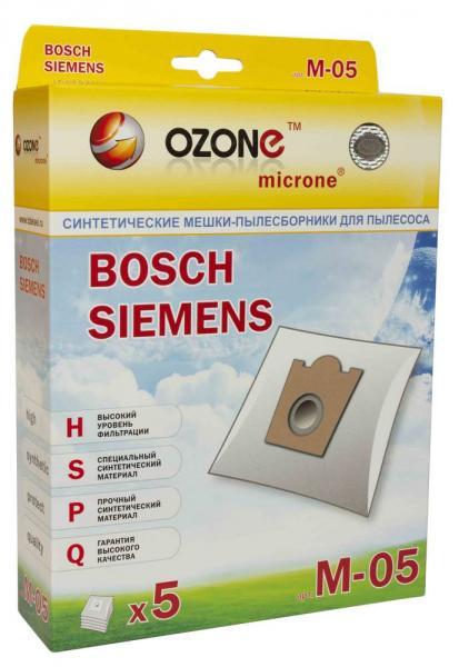 картинка OZONE M-05, синтет.5 шт. мешки пылесборники для пылесоса  в интернет-магазине  BTK-shop.ru Судак